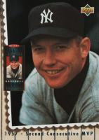 1994 Upper Deck Mantle Heroes #67 Mickey Mantle 1957-2nd Consecutive MVP Baseball Card
