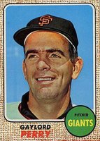 1968 Topps #85 Gaylord Perry Baseball Card