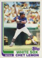1982 Topps #493 Chet Lemon Baseball Card