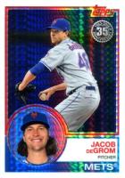 2018 Topps Silver Pack 1983 Chrome Promo #104 Jacob DeGrom Baseball Card