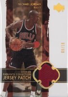 2003 Upper Deck Exquisite Collection #3-P Michael Jordan Patch Basketball Card