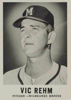 1960 Leaf #61s Vic Rehm Baseball Card