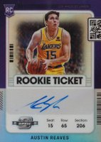 2021 Panini Contenders Optic #120 Austin Reaves Autograph Basketball Card