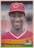 1984 Donruss #365 Eddie Milner Baseball Card