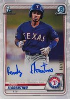 2020 Bowman Chrome Prospect Autographs #CPARF Randy Florentino Refractor Baseball Card
