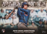 2024 Topps Platinum Performers #PP3 Pete Crow-Armstrong Baseball Card