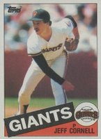 1985 Topps #514 Jeff Cornell Baseball Card