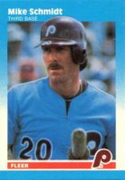 1987 Fleer Mini #97 Mike Schmidt Baseball Card