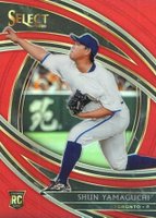 2020 Panini Select #153 Shun Yamaguchi Red Prizm Baseball Card