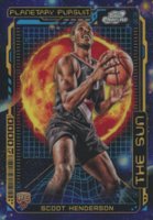 2023 Topps Cosmic Chrome Planetary Pursuit #PPS10 Scoot Henderson Sun Basketball Card