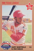 1988 Grand Slam Texas League All Stars #26 Gary Sheffield Baseball Card