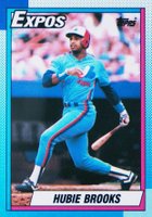 1990 Topps #745 Hubie Brooks Baseball Card