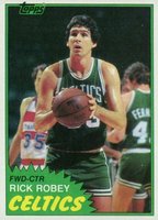 1981 Topps #76 Rick Robey East Basketball Card