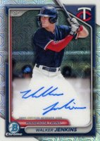 2024 Bowman Mega Box Chrome Bowman Prospect Mega Autographs #WJ Walker Jenkins Baseball Card