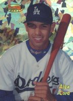 1998 Bowman's Best #132 Alex Cora Atomic Refractor Baseball Card