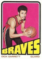 1972 Topps #108 Dick Garrett Basketball Card