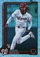 2025 Topps #181 James Wood Sandglitter Baseball Card