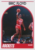 1989 Hoops #117 Eric Floyd Basketball Card