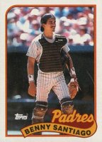 1989 Topps #256 Benny Santiago Baseball Card