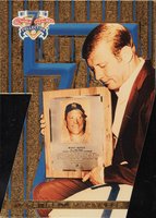 1997 Score Board Mantle Shoe Box Collection #70 # Retrd. By Yankees Promo Baseball Card