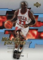 2003 Upper Deck Finite #243 Michael Jordan Gold Basketball Card