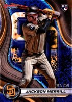 2024 Bowman's Best #56 Jackson Merrill Purple Refractor Baseball Card