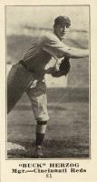 1916 Sporting News #81 Buck Herzog Baseball Card