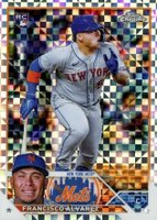 2023 Topps Chrome #203 Francisco Alvarez X-Fractor Baseball Card