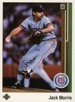 1989 Upper Deck #352 Jack Morris Baseball Card