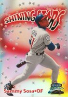1999 Fleer Brilliants Shining Stars #3 Sammy Sosa Pulsars Baseball Card