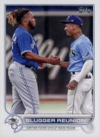 2022 Topps #329 Vladimir Guerrero Jr./Wander Franco Baseball Card