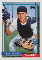 1992 Topps Traded #123T Jason Varitek Baseball Card