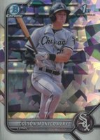 2022 Bowman Chrome Prospects #BCP71 Colson Montgomery Atomic Refractor Baseball Card