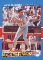1988 Fleer Exciting Stars #26 Mark McGwire Baseball Card