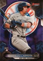 2023 Bowman's Best #53 Oswaldo Cabrera Purple Refractor Baseball Card
