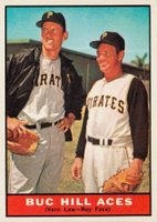 1961 Topps #250 Buc Hill Aces Baseball Card