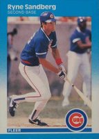 1987 Fleer #572 Ryne Sandberg Baseball Card