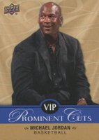 2017 Upper Deck the National VIP Prominent Cuts #VIP-1 Michael Jordan Basketball Card