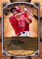 2013 Topps Supreme Supreme Stylings #SS-MTT Mike Trout Autograph-Sepia Baseball Card