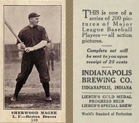 1916 Indianapolis Brewing #109 Sherwood Magee Baseball Card