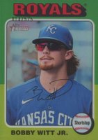2024 Topps Heritage #404 Bobby Witt Jr. Chrome-Refractor Baseball Card