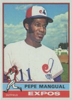 1976 Topps #164 Pepe Mangual Baseball Card