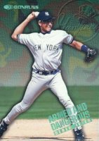 1997 Donruss Armed and Dangerous #11 Derek Jeter Baseball Card