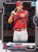 2021 Bowman Chrome #54 Mike Trout Baseball Card