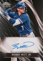 2024 Topps Chrome Black Autographs #BWJ Bobby Witt Jr. Baseball Card