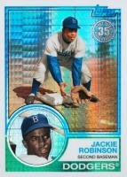 2018 Topps Silver Pack 1983 Chrome Promo #146 Jackie Robinson Baseball Card