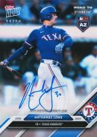 2024 Topps Now Road to Opening Day Autograph #NLA Nathaniel Lowe Baseball Card