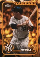 2024 Topps Gilded Collection #8 Yogi Berra Electroplate Refractor Baseball Card