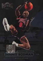 1997 Metal Universe Championship #62 Dennis Rodman Basketball Card