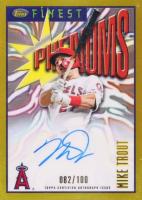 2023 Topps Finest Flashbacks #173 Mike Trout Autograph Baseball Card